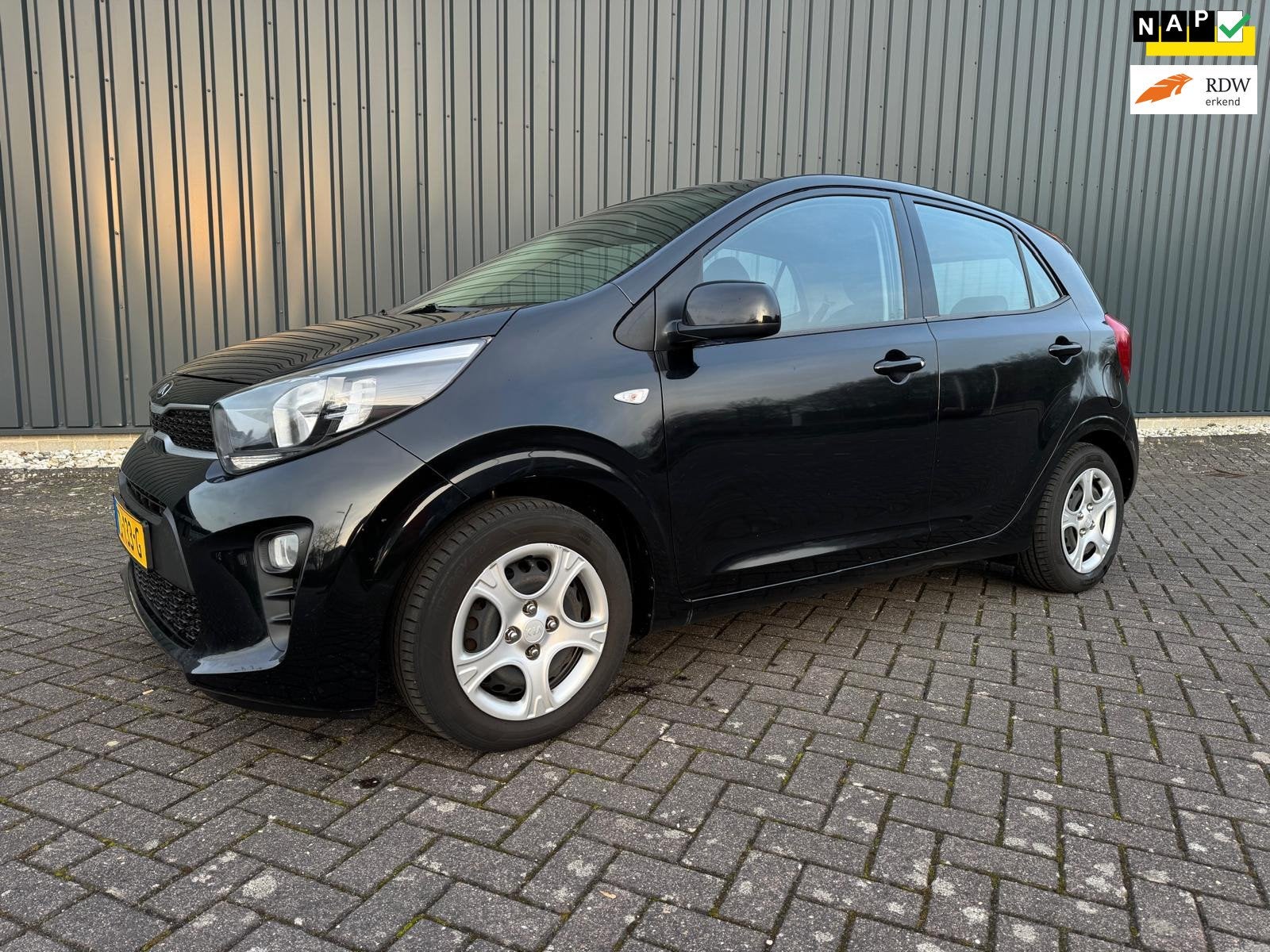 Kia Picanto 1.0 CVVT EconomyPlusLine ( AIRCO + ELEKT PAKKET, Voorwielaandrijving, Stof, Gebruikt, Euro 6