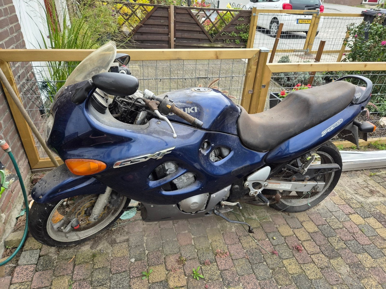 suzuki GSX 750 F, Ophalen, Gebruikt