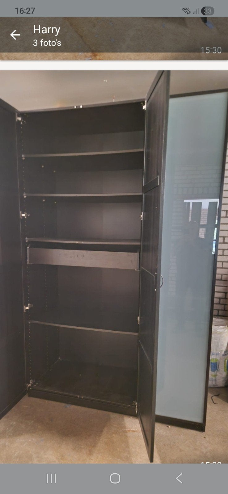 kasten met veel opbergruimte, Ophalen, 200 cm of meer, Overige houtsoorten, 200 cm of meer