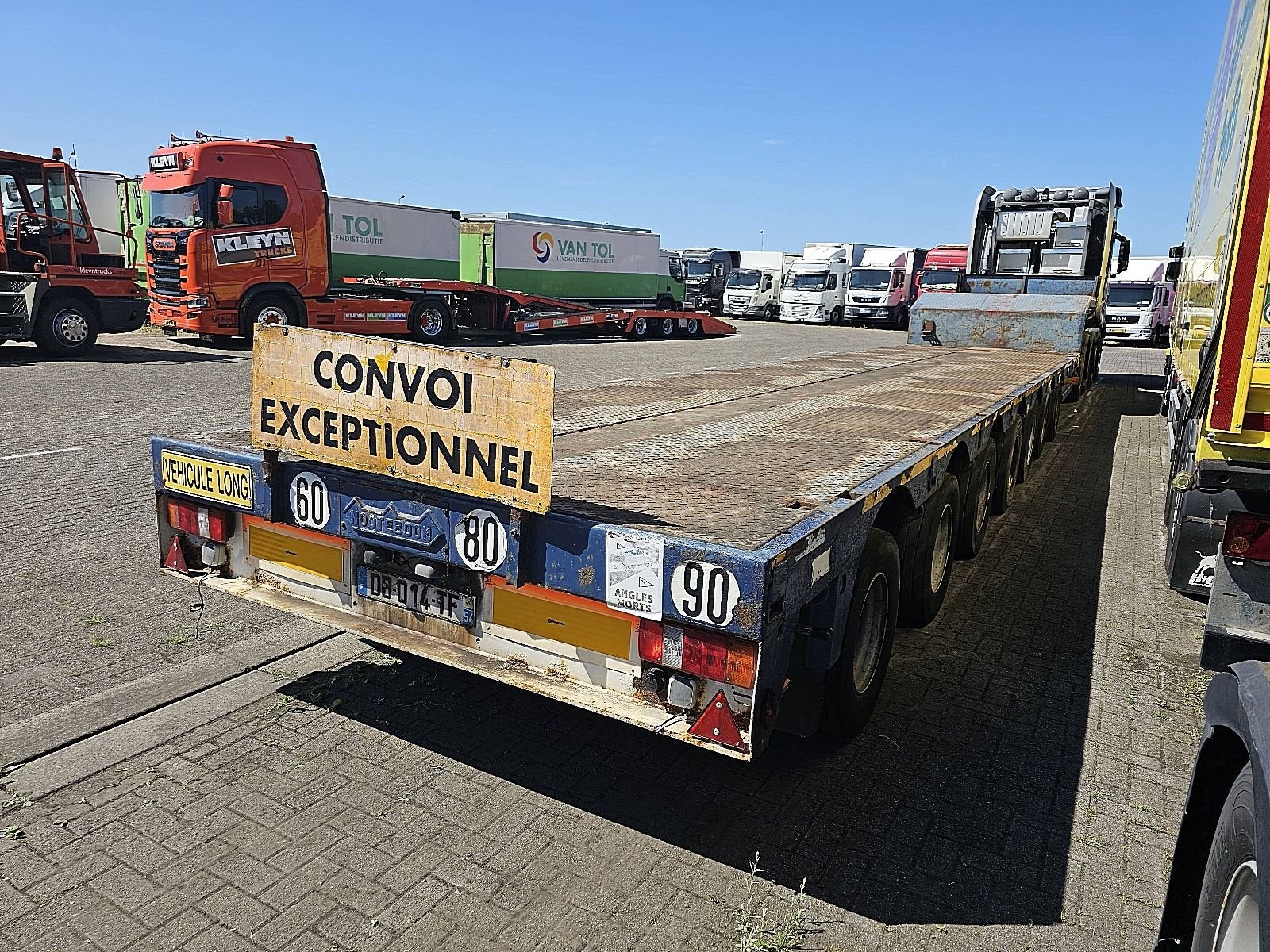 NOOTEBOOM MCO-99-07-V 100 ton,extendable, Auto's, Overige kleuren, Bedrijf, Aanhangers en Opleggers, Te koop