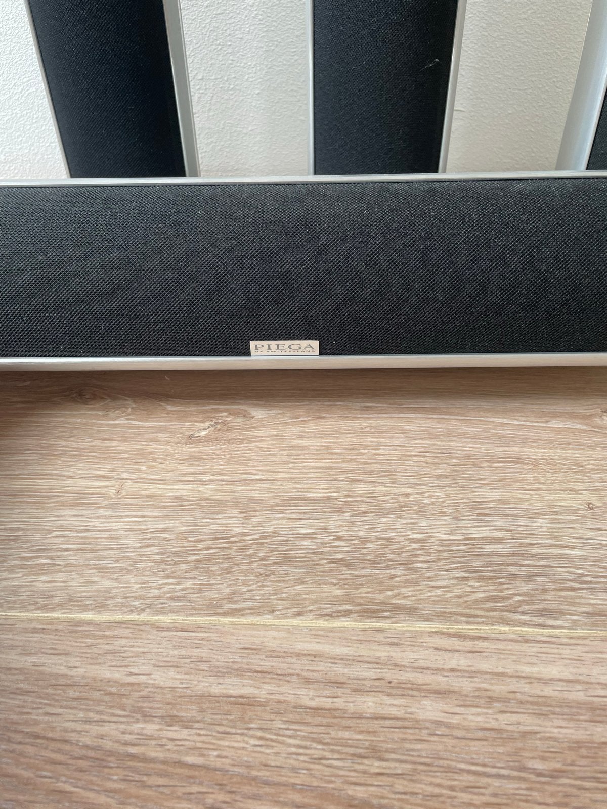 Piega S 4 speakers + center speaker, Audio, Tv en Foto, Zo goed als nieuw, Geschikt voor surround/home cinema, Center speaker
