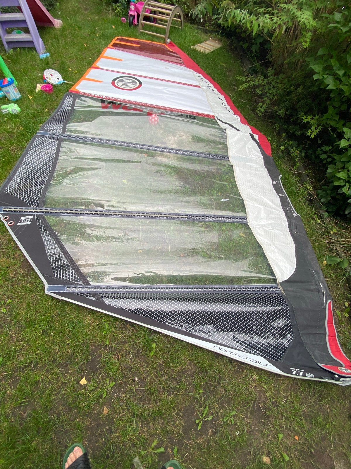 North Sails Warp F2018 7.7m², Ophalen, Gebruikt, 6.5 m² tot 8 m², North Sails