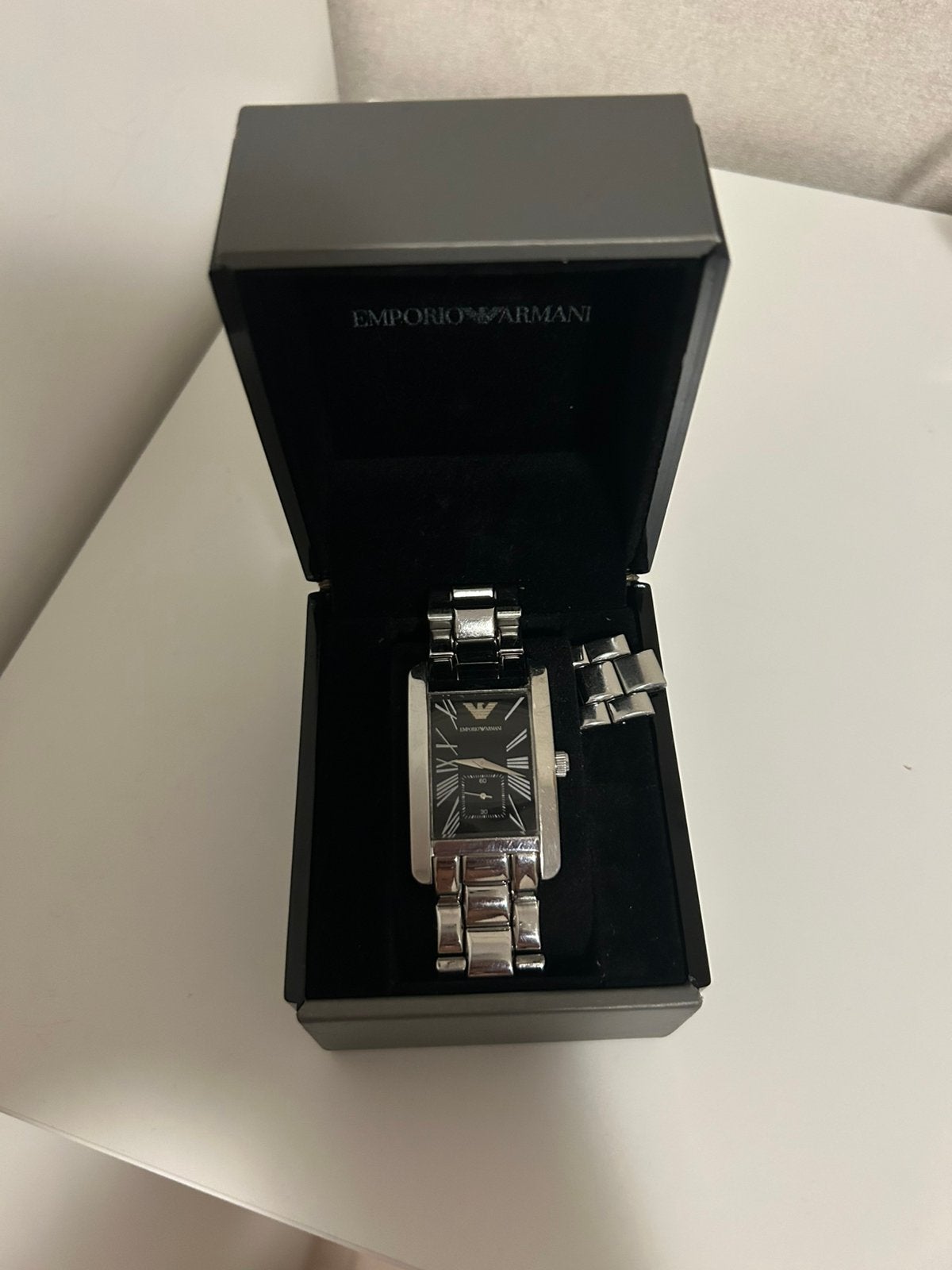 Heren horloge emporio armani, Ophalen of Verzenden, Zo goed als nieuw, Overige merken