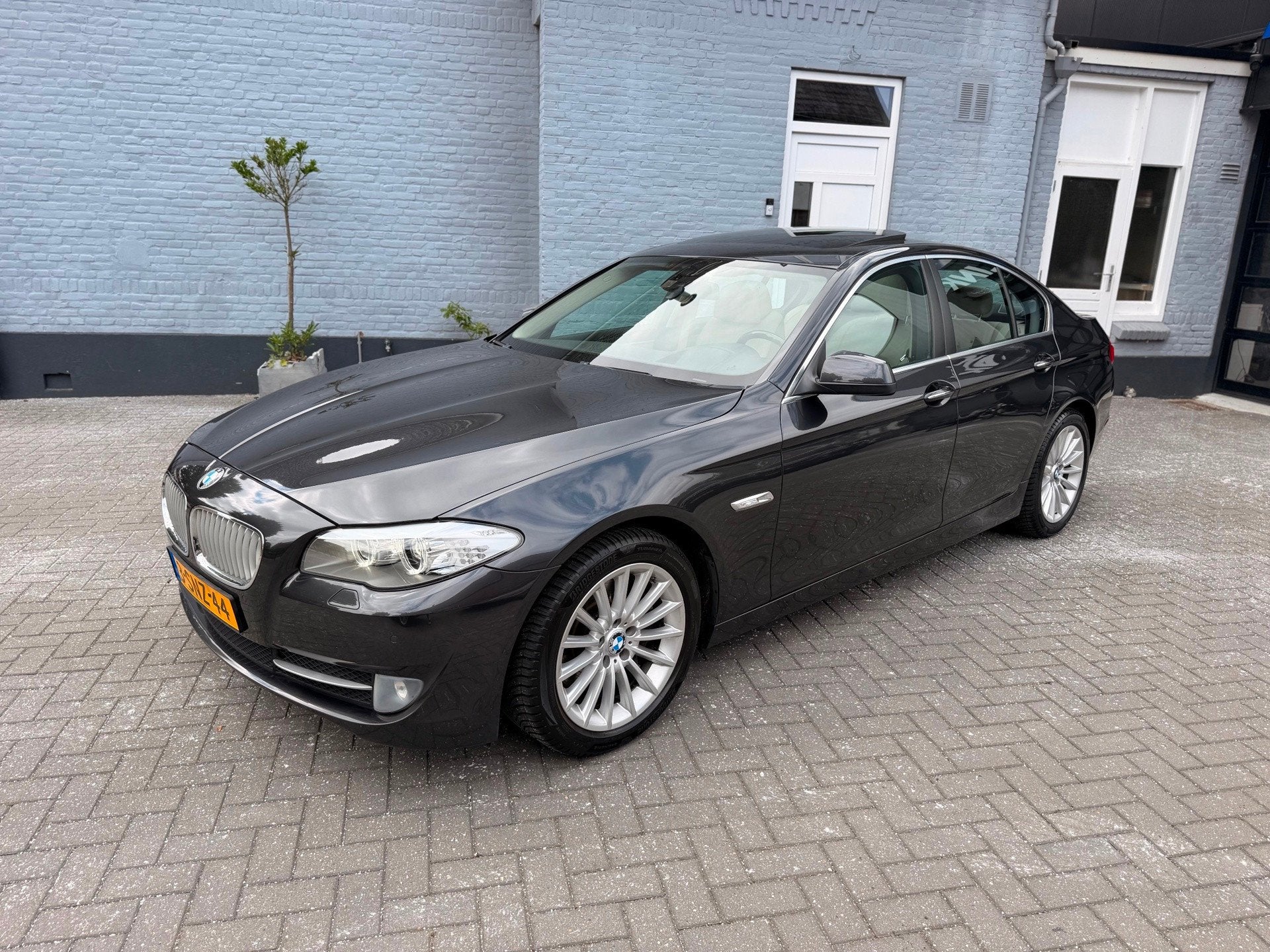 BMW 5-serie 535i ActiveHybrid | DAKJE | MEMORY | KEYLESS |, Automaat, Euro 5, Gebruikt, Beige
