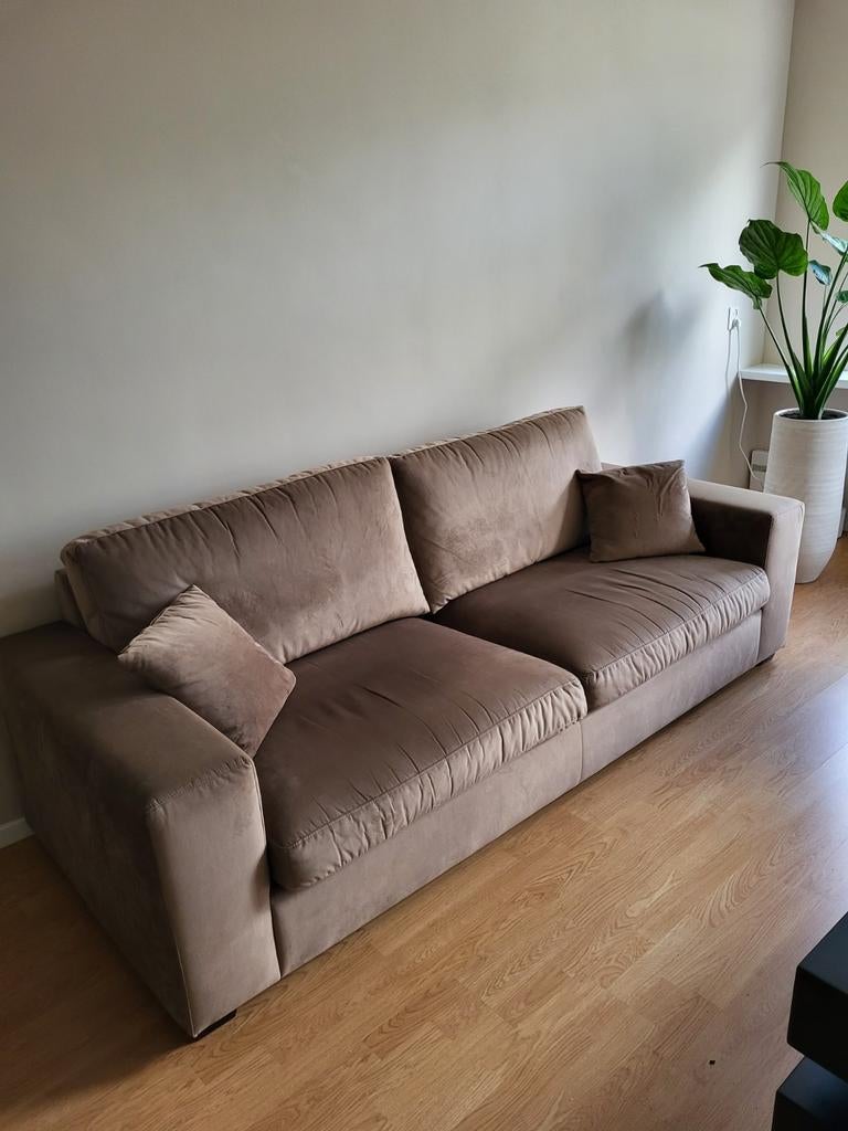 Superzachte bank 230x95, Ophalen, Zo goed als nieuw, Stof, Rofra