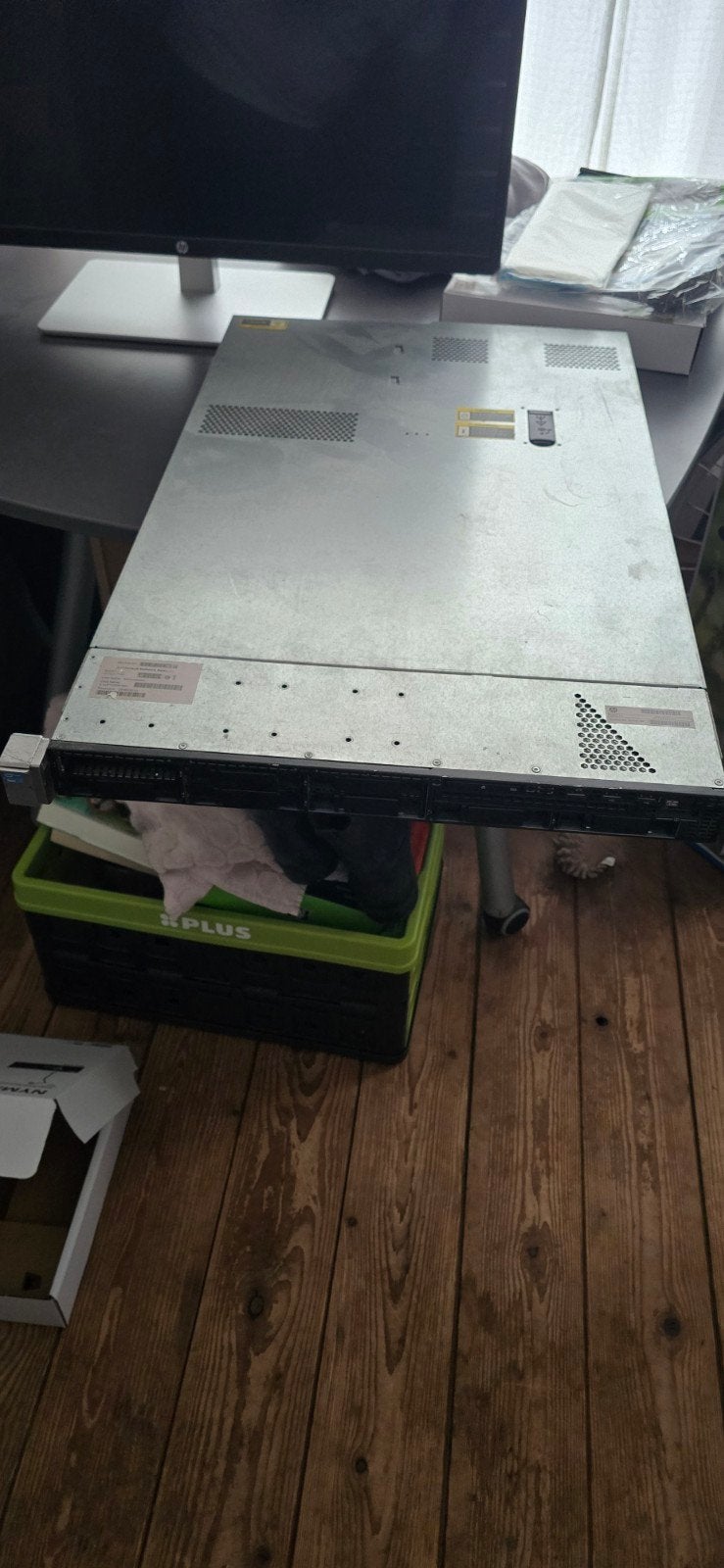 HP DL360p gen 8 rack server 60GB DDR3, Ophalen, Gebruikt, 2 tot 3 Ghz, 64 GB