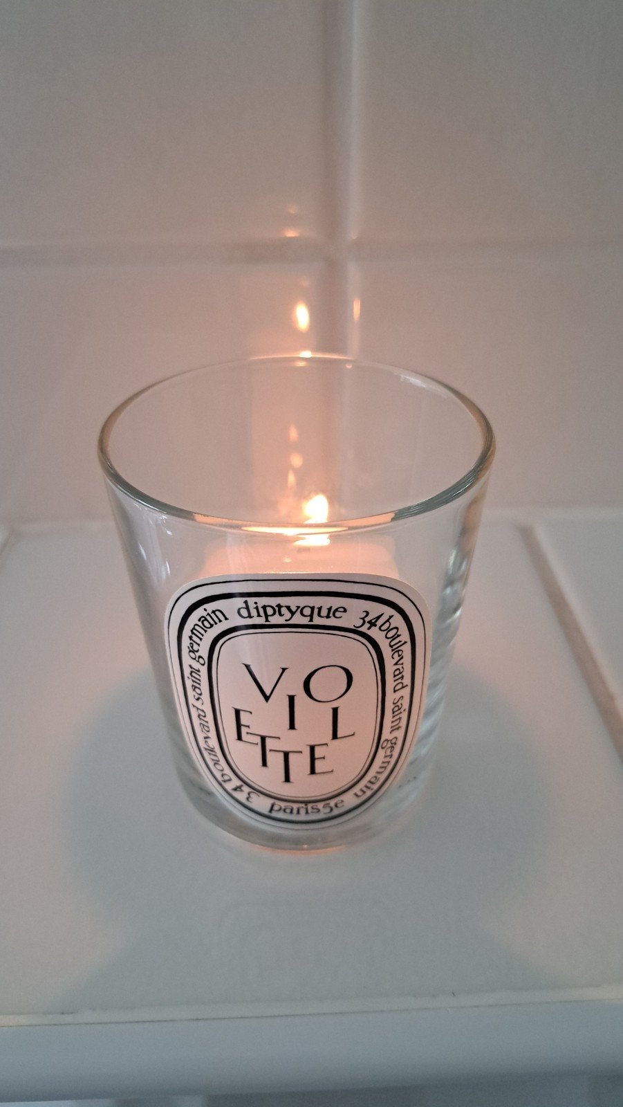 Diptyque candleglas, Verzenden, Zo goed als nieuw, Overige typen