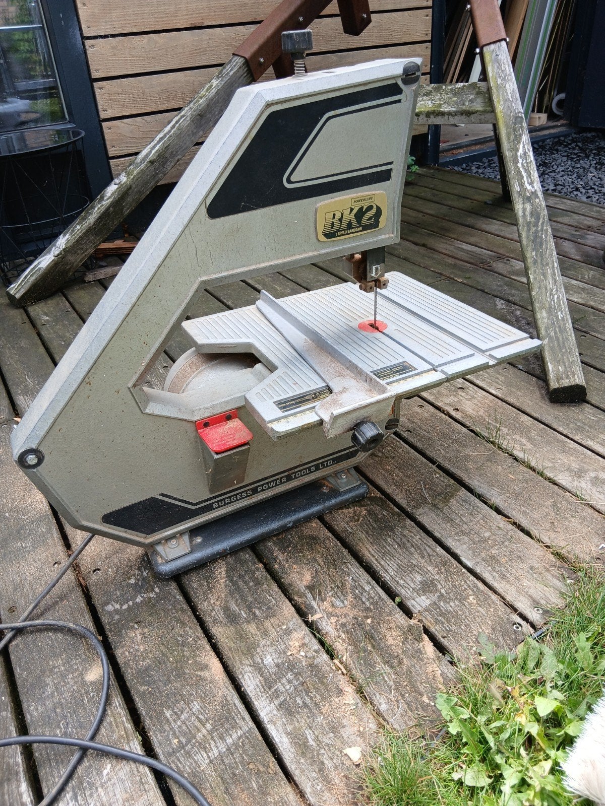 Lintzaag Burgess BK2 met extra zaaglinten, Ophalen, Gebruikt, 70 mm of meer, Lintzaag