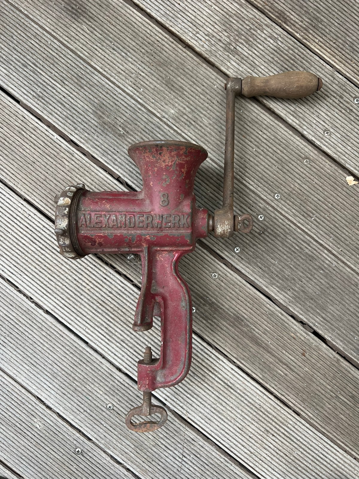 Antieke Alexanderwerk Vleesmolen Nr. 8 - Vintage Keuken, Ophalen