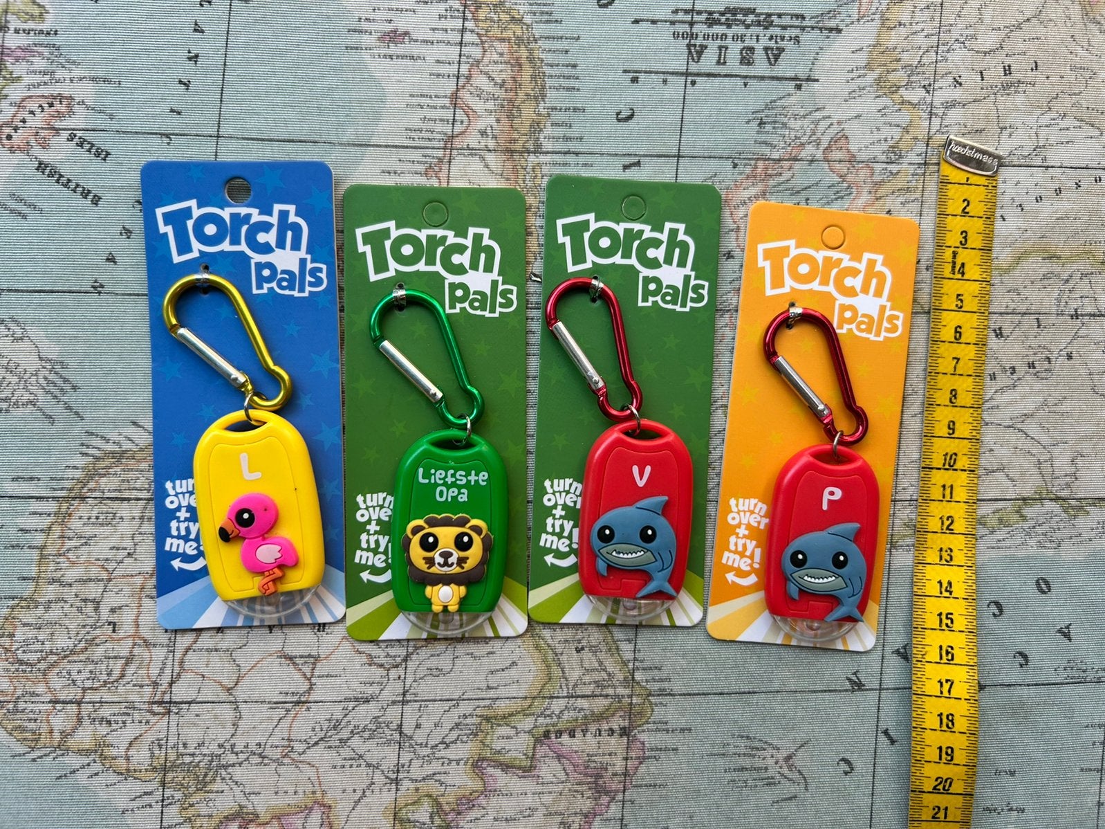 4 x sleutelhangers dieren, Ophalen of Verzenden, Zo goed als nieuw, Knuffel of Figuurtje