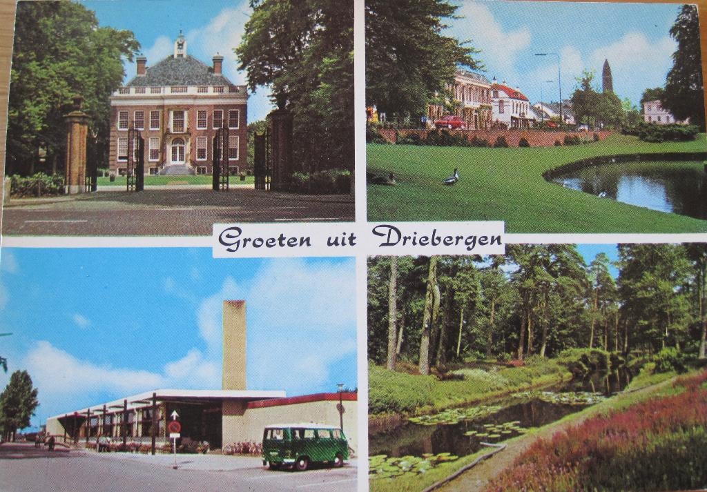 Groeten uit Driebergen  -  uitgave Jos Pé offset - 1971, Verzenden, 1960 tot 1980, Gelopen, Utrecht