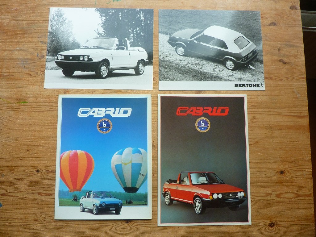 Fiat - Bertone Ritmo Cabriolet 4x     , Ophalen of Verzenden, Gelezen, Overige merken, Bertone