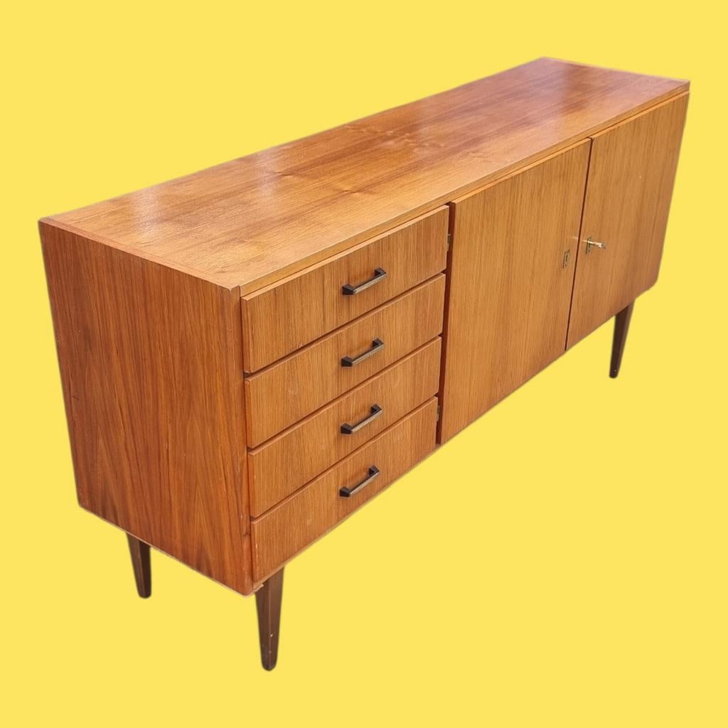 Vintage dressoir mid century jaren 60 70, Huis en Inrichting, Kasten | Dressoirs, ,, ,, 25 tot 50 cm, ,w