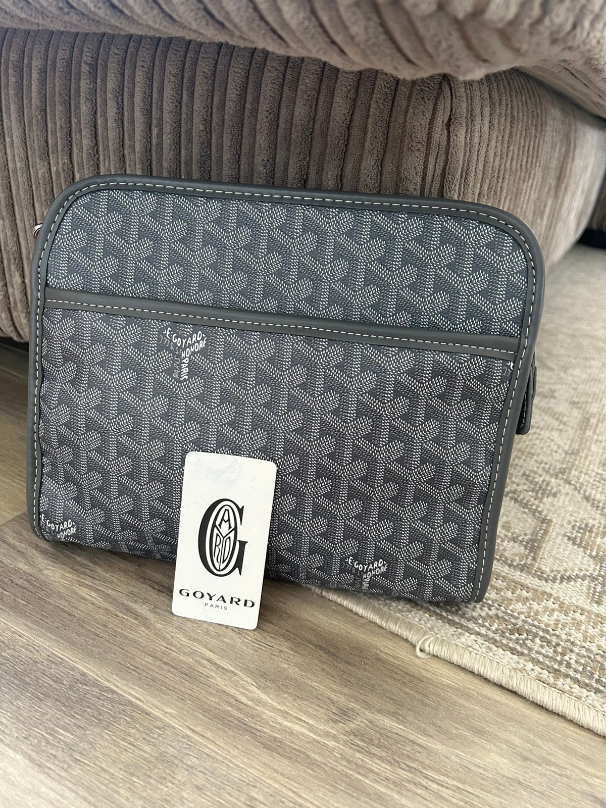 Goyard handtas mannen, Ophalen of Verzenden, Nieuw, Grijs