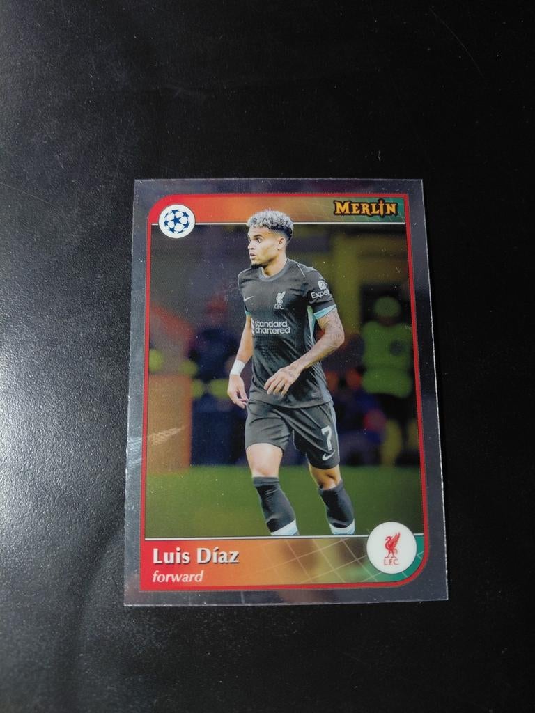 Luis diaz (liverpool/bayern munchen) topps chrome merlin, Ophalen of Verzenden, Nieuw, Buitenlandse clubs, Spelerskaart