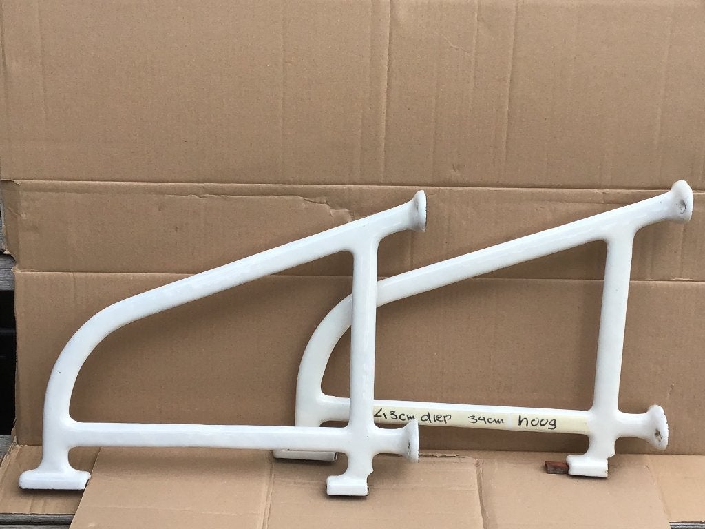 Originele ophang beugels voor wastafel uit 1933, Ophalen of Verzenden