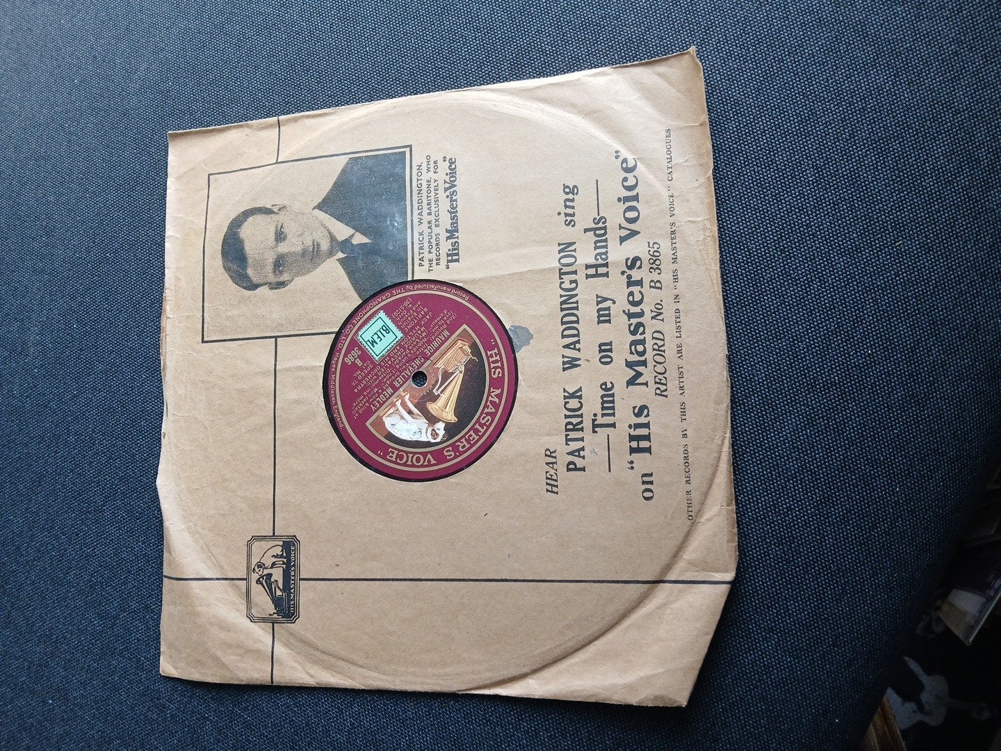 Maurice Chevalier Medley - His Master's Voice 78 toeren, LP, Gebruikt, 10 inch, Overige genres