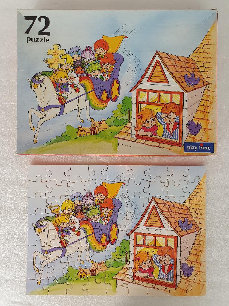 Puzzel Rainbow Brite (Play Time, 1983), Ophalen of Verzenden, Meer dan 50 stukjes, Gebruikt, 6 jaar of ouder
