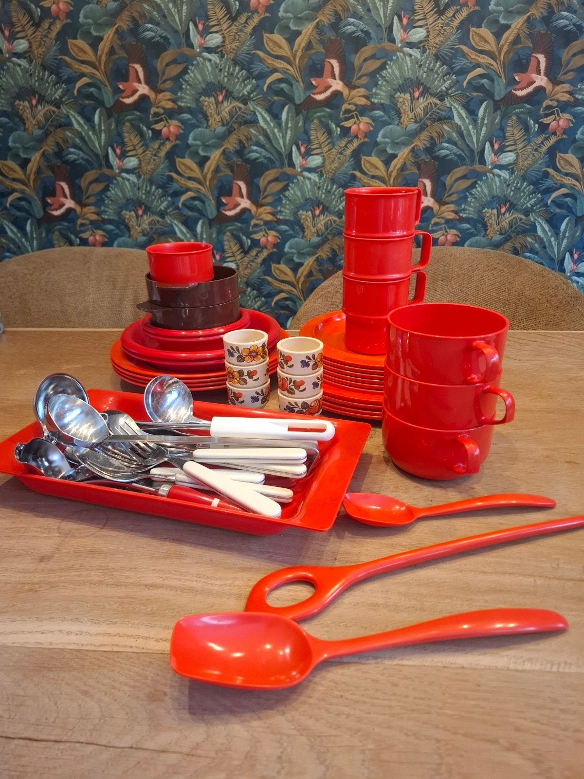 Vintage kampeer servies, Caravans en Kamperen, Ophalen