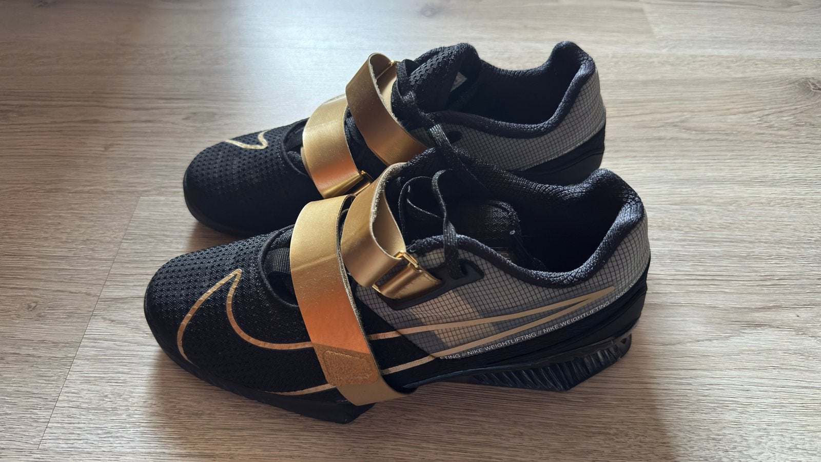 Nike Romaleos 4 Gewichthefschoenen Maat 43 - Zwart/Goud, Ophalen of Verzenden, Zo goed als nieuw