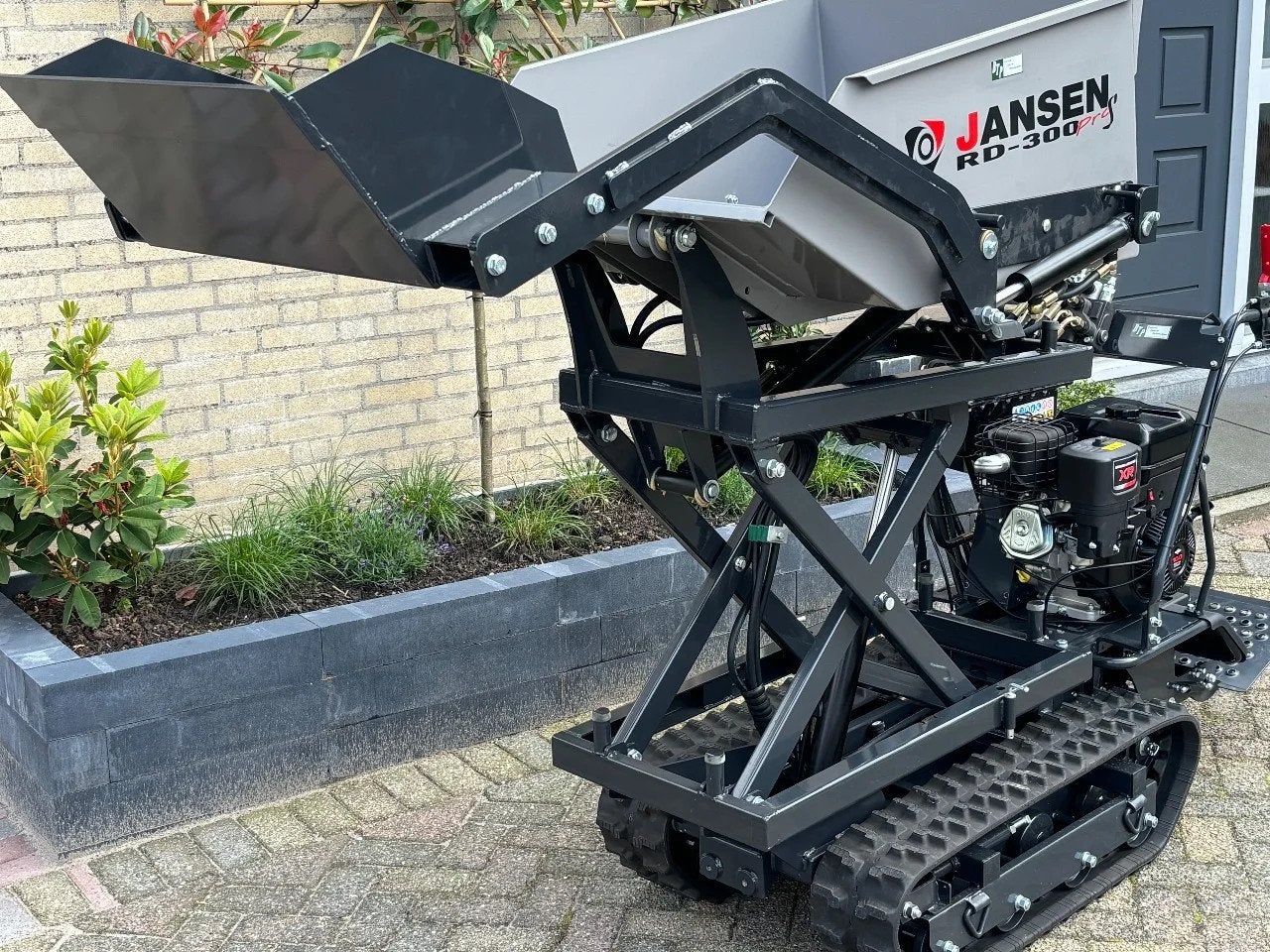 JANSEN Rupsdumper RD-300S hoogkipsysteem motorkruiwagen