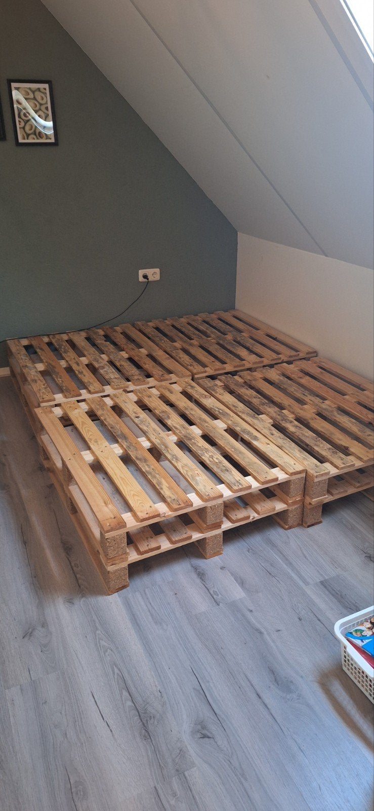 8 gebruikte pallets, 100x80 cm, Ophalen, Gebruikt, Minder dan 200 cm, Pallet