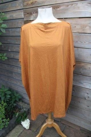 Tuniek roestbruin Mac & Maggie mt S Vintage Vaste prijs AAN, Bruin, Mac & Maggie, Ophalen of Verzenden, Zo goed als nieuw