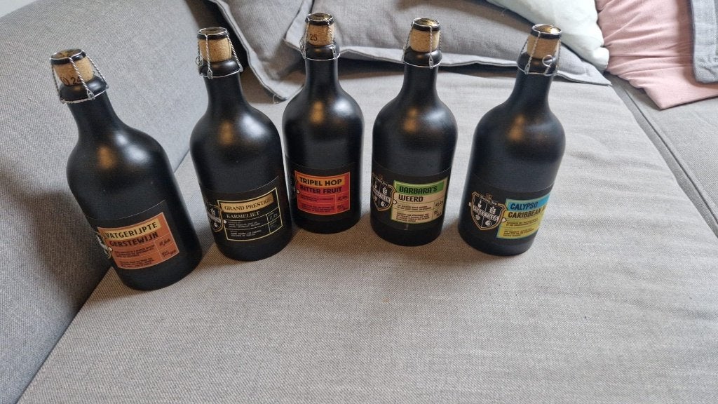 hertog jan proeftuin, Verzamelen, Biermerken, Ophalen of Verzenden, Zo goed als nieuw, Flesje(s), Hertog Jan
