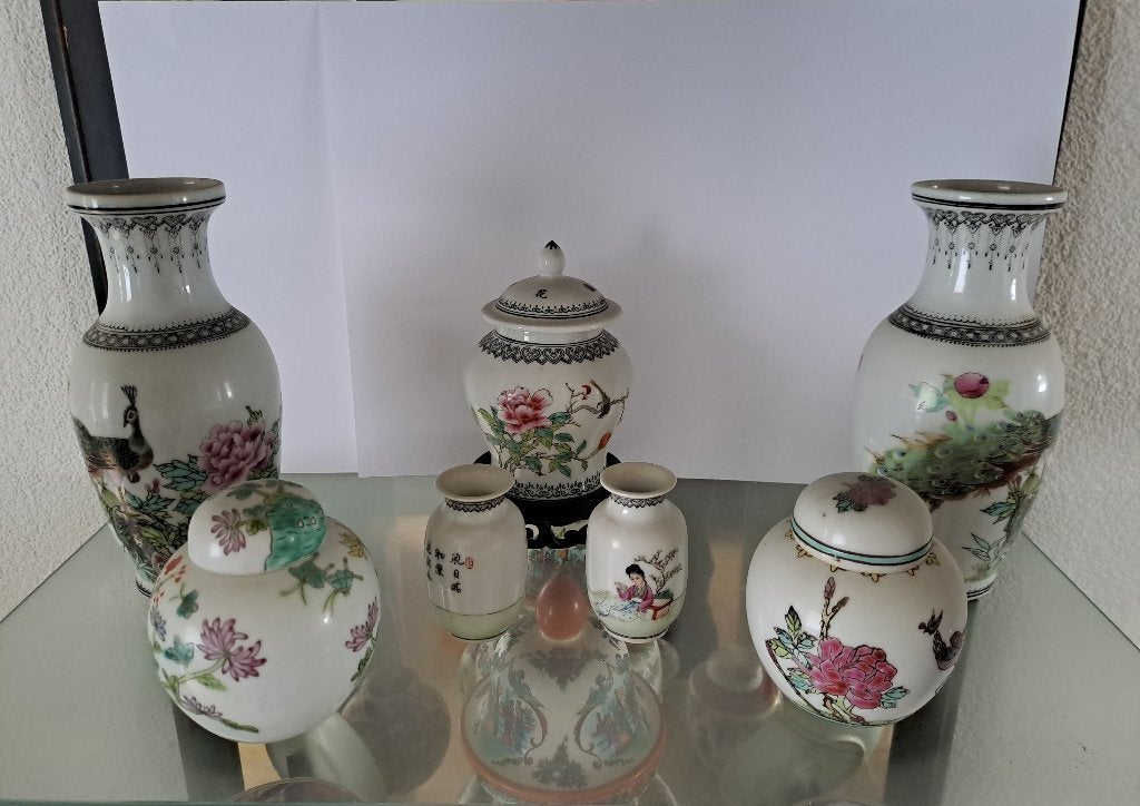 Chinees setje alle horen bij elkaar 1 koop, Ophalen of Verzenden