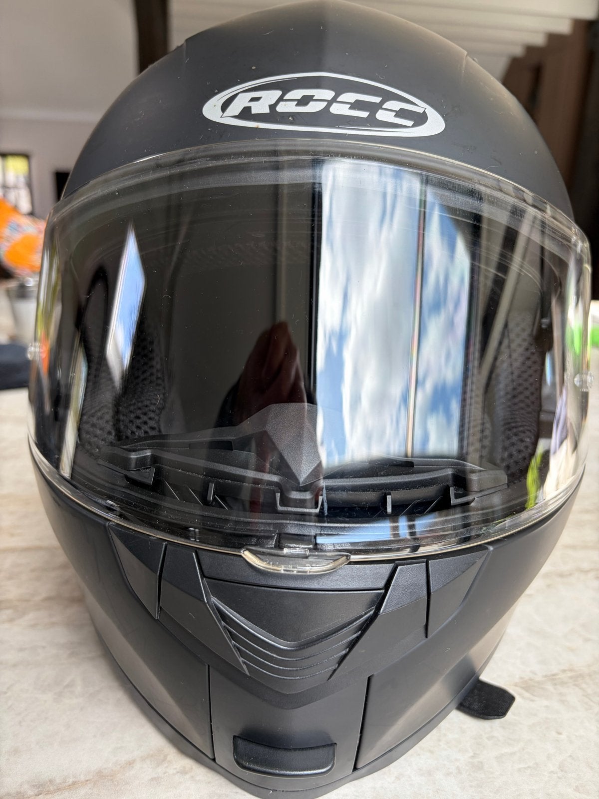 ROCC Integraalhelm - Maat XL - Zwart, Motoren, Kleding | Motorhelmen, Heren, Integraalhelm, XL, Overige merken, Tweedehands, Ophalen of Verzenden