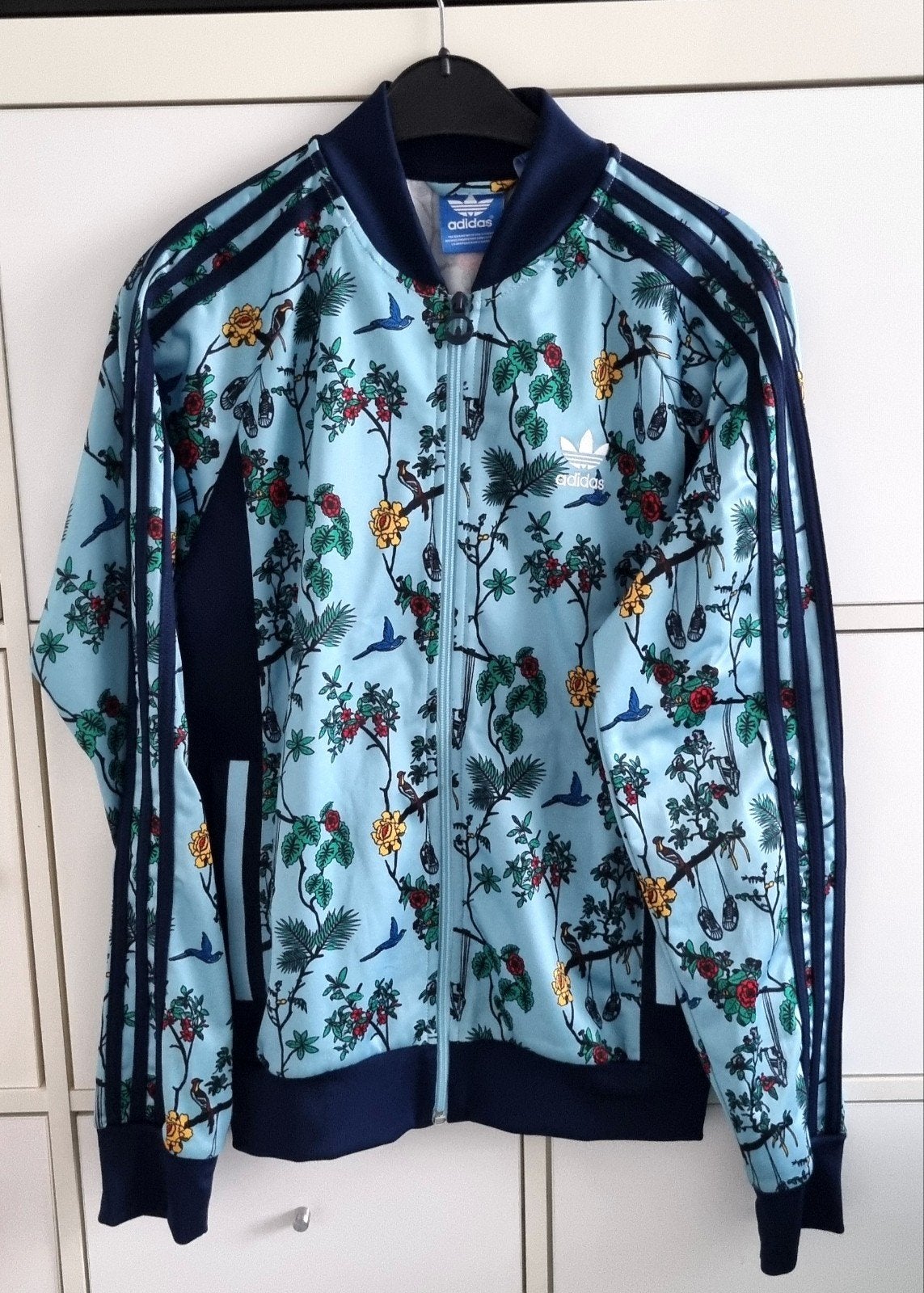 Adidas Originals Track Jacket Bloemenprint Maat S, Verzenden