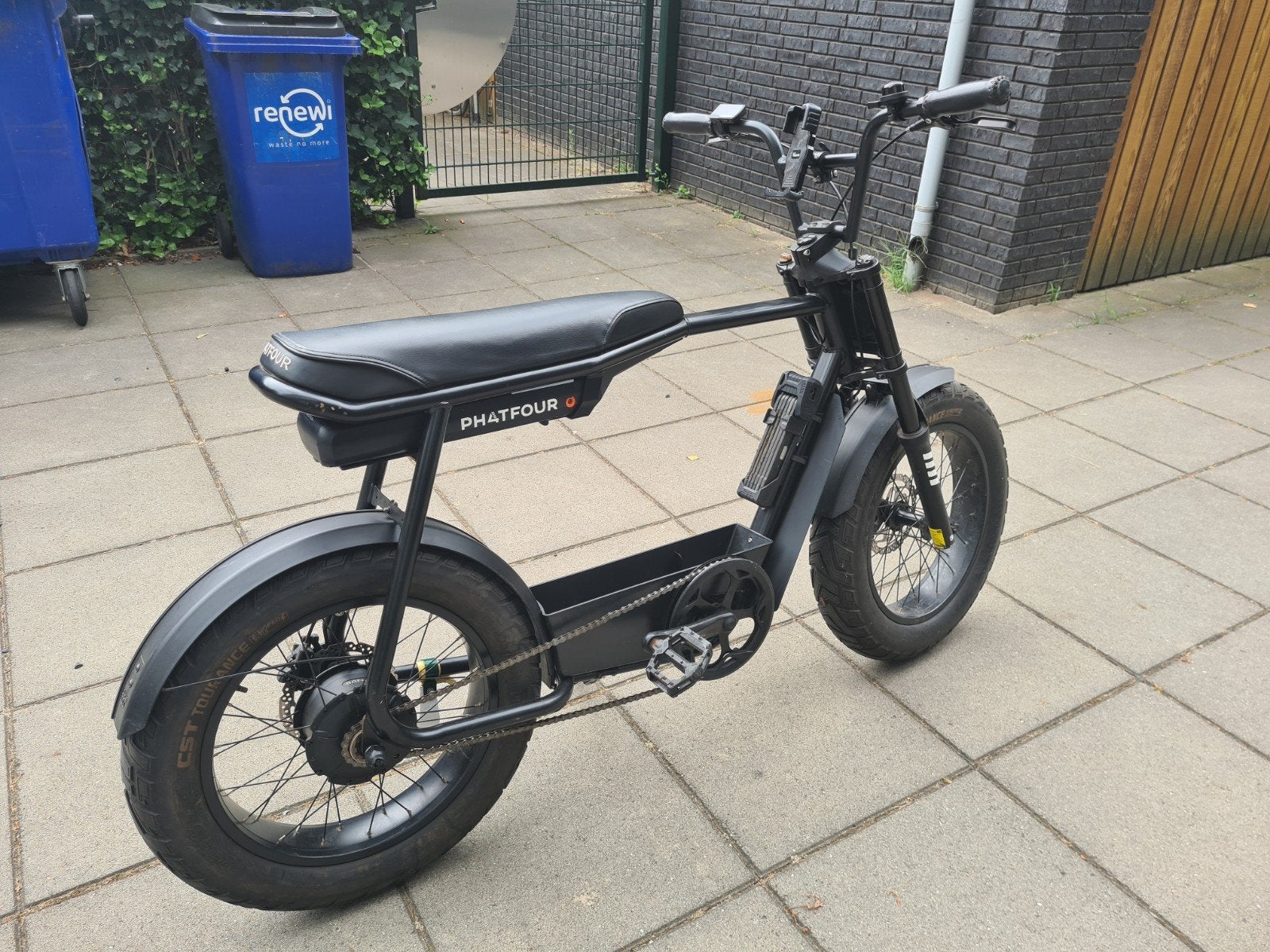 Phatfour FLX 500Wh Fatbike - Zwart, Fietsen en Brommers, Elektrische fietsen, Zo goed als nieuw, 59 cm of meer, 30 tot 50 km per accu