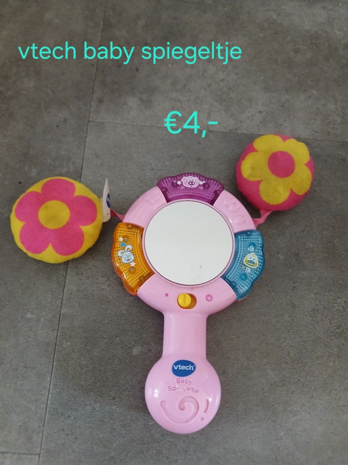 VTech Baby Spiegeltje met Geluid en Licht, Ophalen, Gebruikt, Overige typen, Met licht