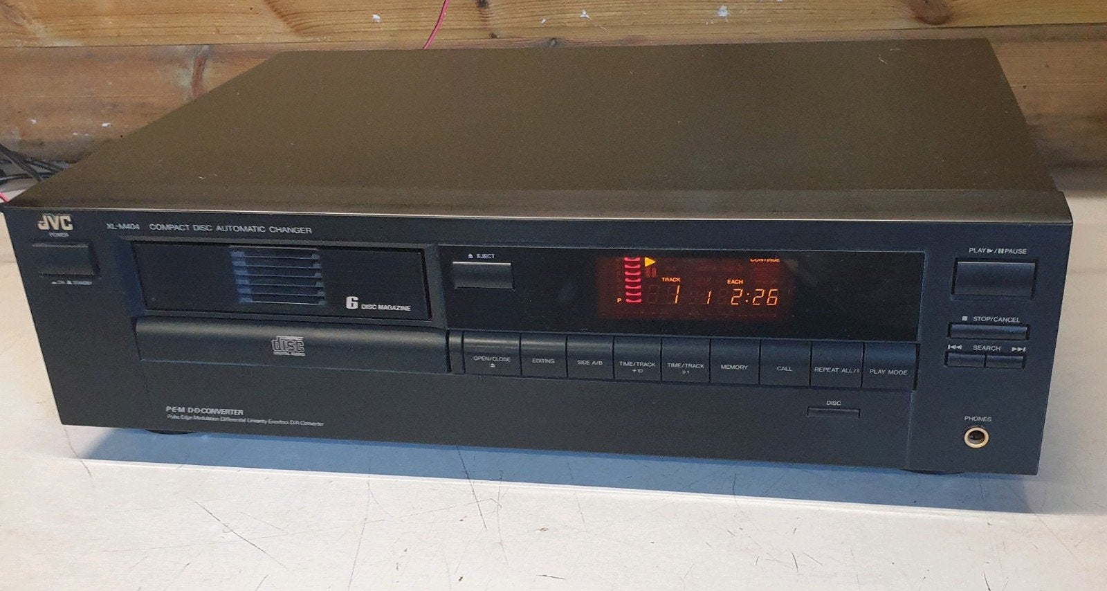 Jvc XL-M404 6+1 cd speler, Ophalen of Verzenden, JVC, Wisselaar