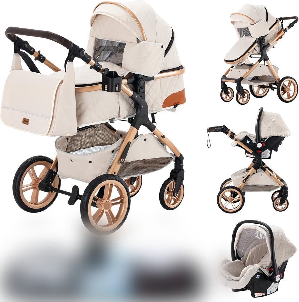 YAZOCO kinderwagen 3-in-1, combinatie kinderwagen, Kinderen en Baby's, Kinderwagens en Combinaties, Ophalen, Gebruikt, Overige merken