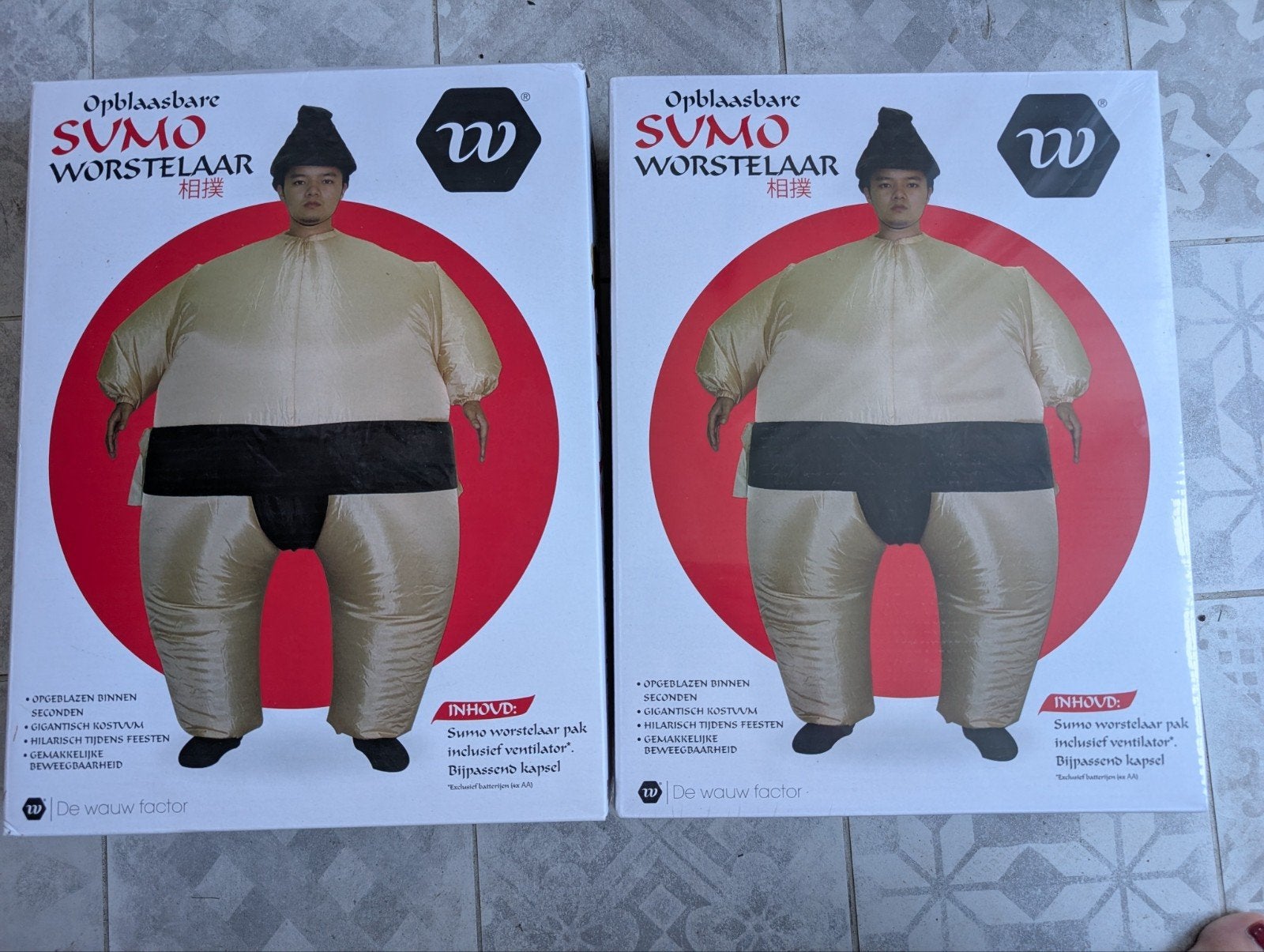 Nieuw Opblaasbaar Sumoworstelpak - Perfect voor Carnaval!, Ophalen of Verzenden, Nieuw, Kostuum, Carnaval