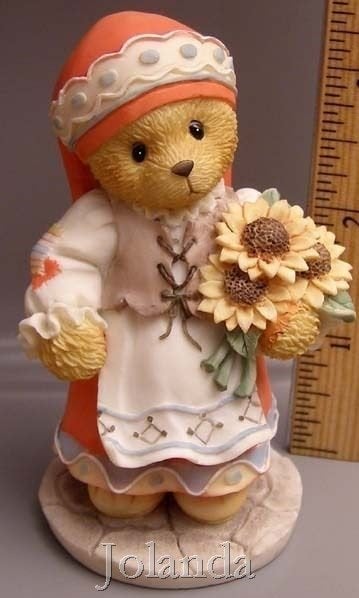 Cherished Teddies Nadia, Ophalen of Verzenden, Zo goed als nieuw, Beeldje, Cherished Teddies