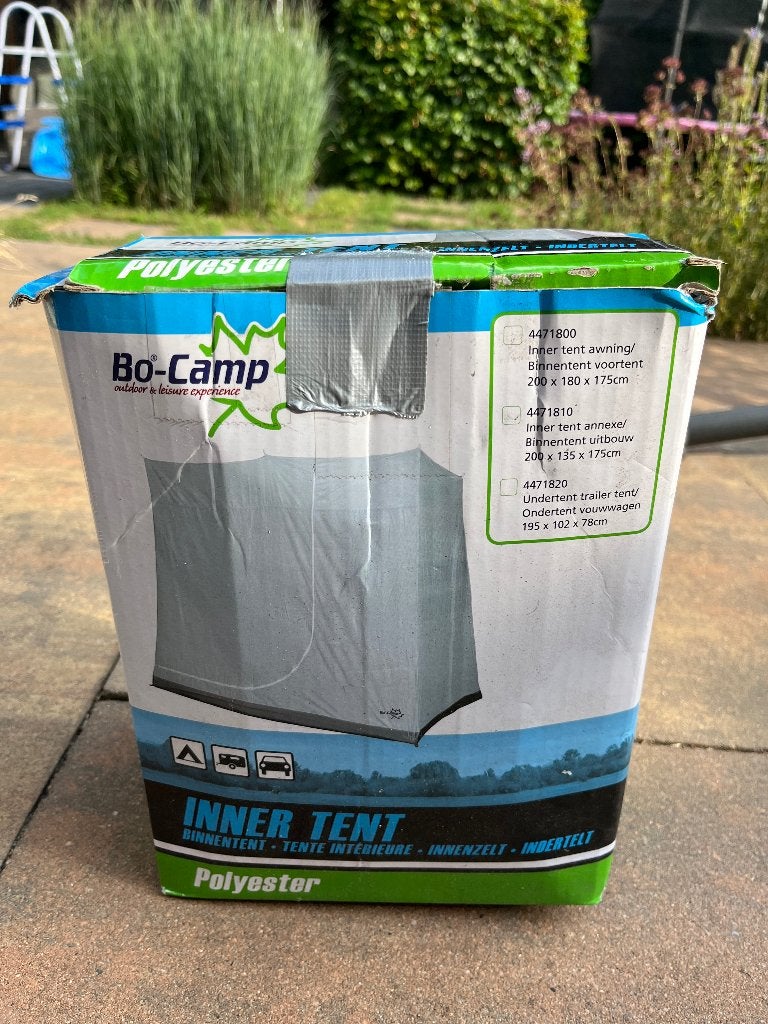 Bo-Camp Binnentent uitbouw - 200x135x175cm, Caravans en Kamperen, Tentaccessoires, Ophalen, Zo goed als nieuw
