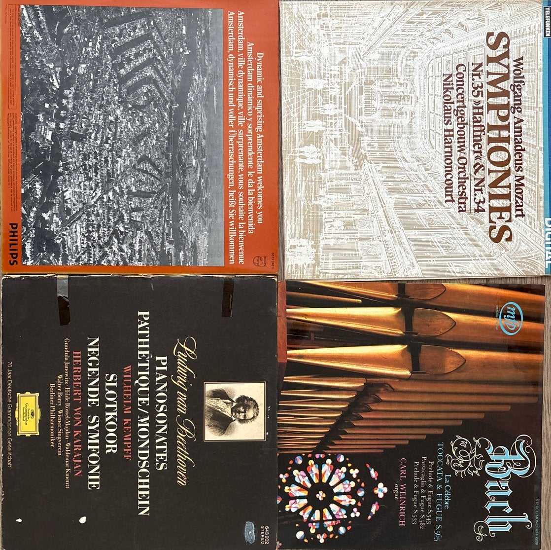 Klassieke LP's: Mozart, Beethoven, Bach, Concertgebouworkest, Cd's en Dvd's, Vinyl | Klassiek, Gebruikt, Ophalen of Verzenden