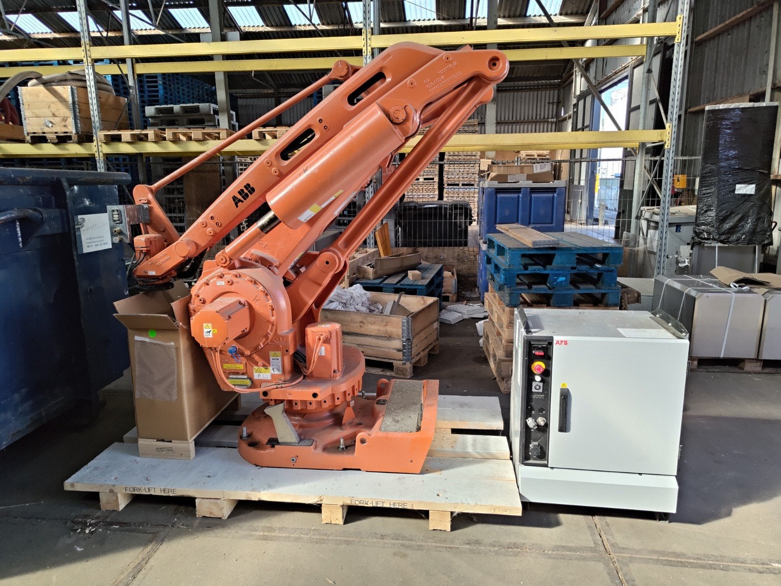 ABB IRB 660-180/3.15 Industriële Robotarm (2013), Ophalen