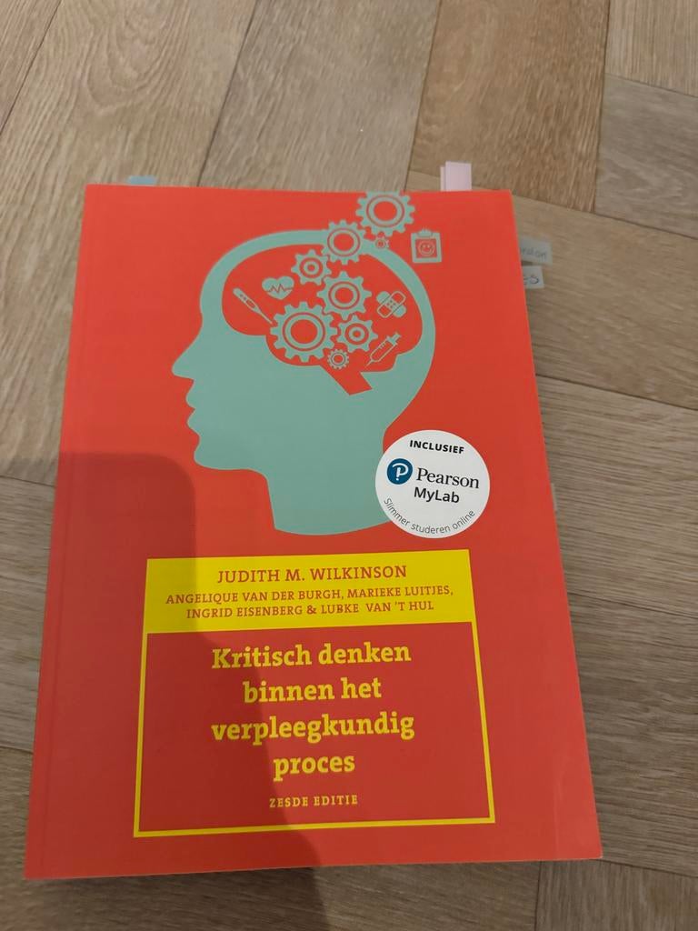 Kritisch denken binnen het verpleegkundig proces HBO-V, Ophalen of Verzenden, Gamma, Zo goed als nieuw, HBO