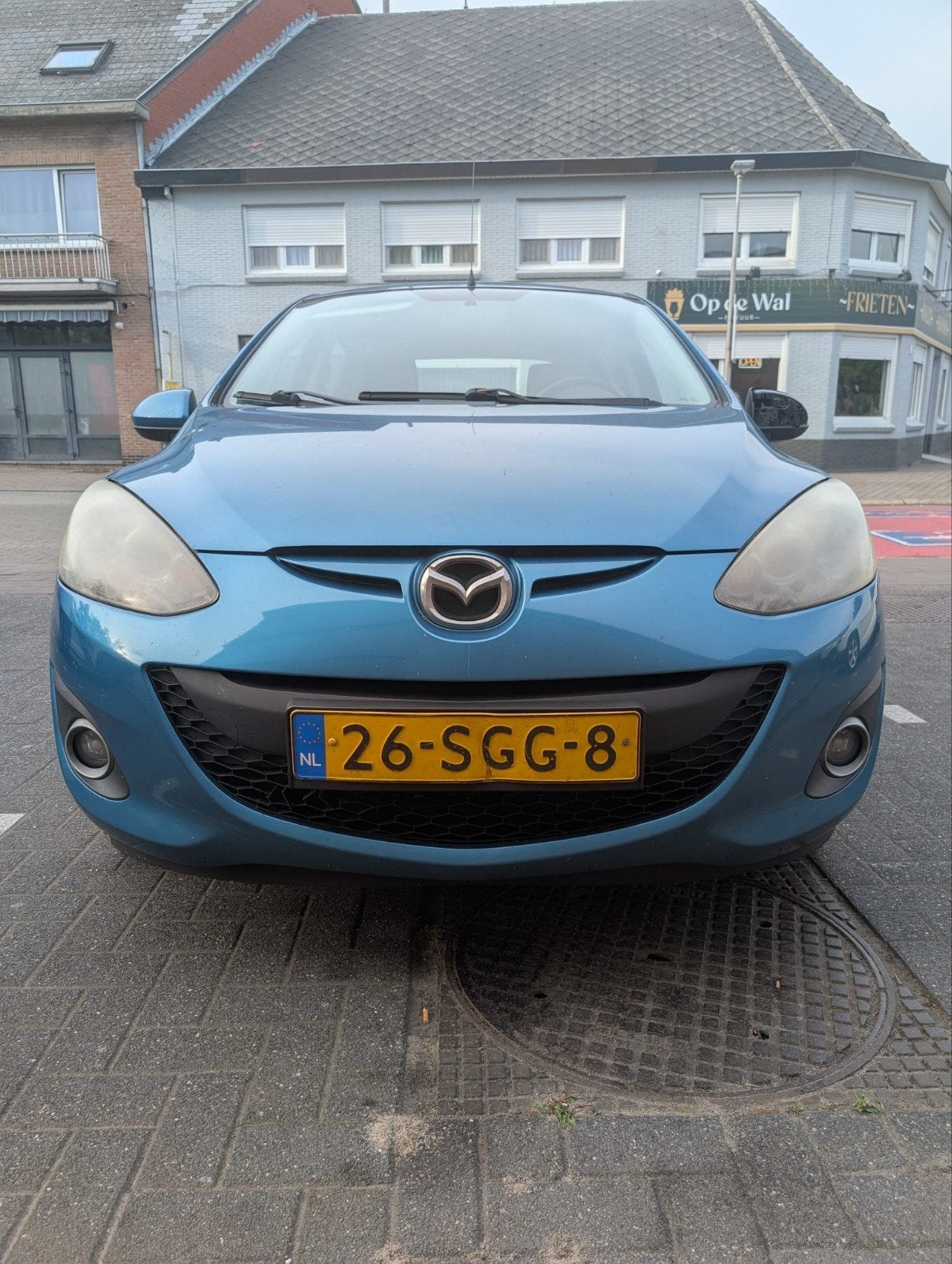 Mazda 2 1.3 Bifuel 62KW 5DRS 2011 Blauw, Voorwielaandrijving, 15 km/l, 37 €/maand, 4 cilinders