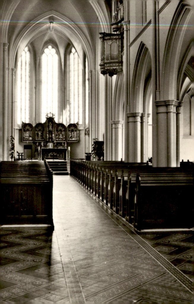 Abcoude Interieur RK Kerk # 975, Verzenden, 1960 tot 1980, Ongelopen, Utrecht