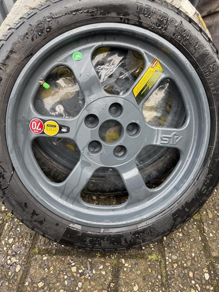 Nieuwe thuiskomer reserve velg nood incl band, -, -, Banden en Velgen, Nieuw
