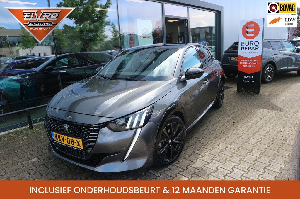 Peugeot 208 1.2 PureTech GT AUTOMAAT NAVI CAMERA KEYLESS PDC, Auto's, Peugeot, 12 maanden, 101 pk, Gebruikt, Leder en Stof