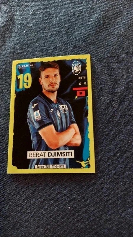 Panini/Sticker /Berat Djimsiti/Atalanta Bergamo / 2023-2024, Verzenden, Nieuw, Buitenlandse clubs, Poster, Plaatje of Sticker