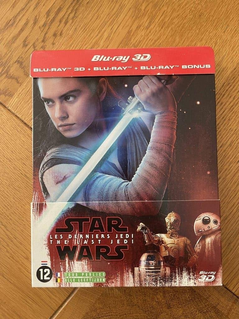 Star Wars The Last Jedi Blu Ray 3D Blu Ray Steelbook, Engels, Verzenden, Nederlands, Film