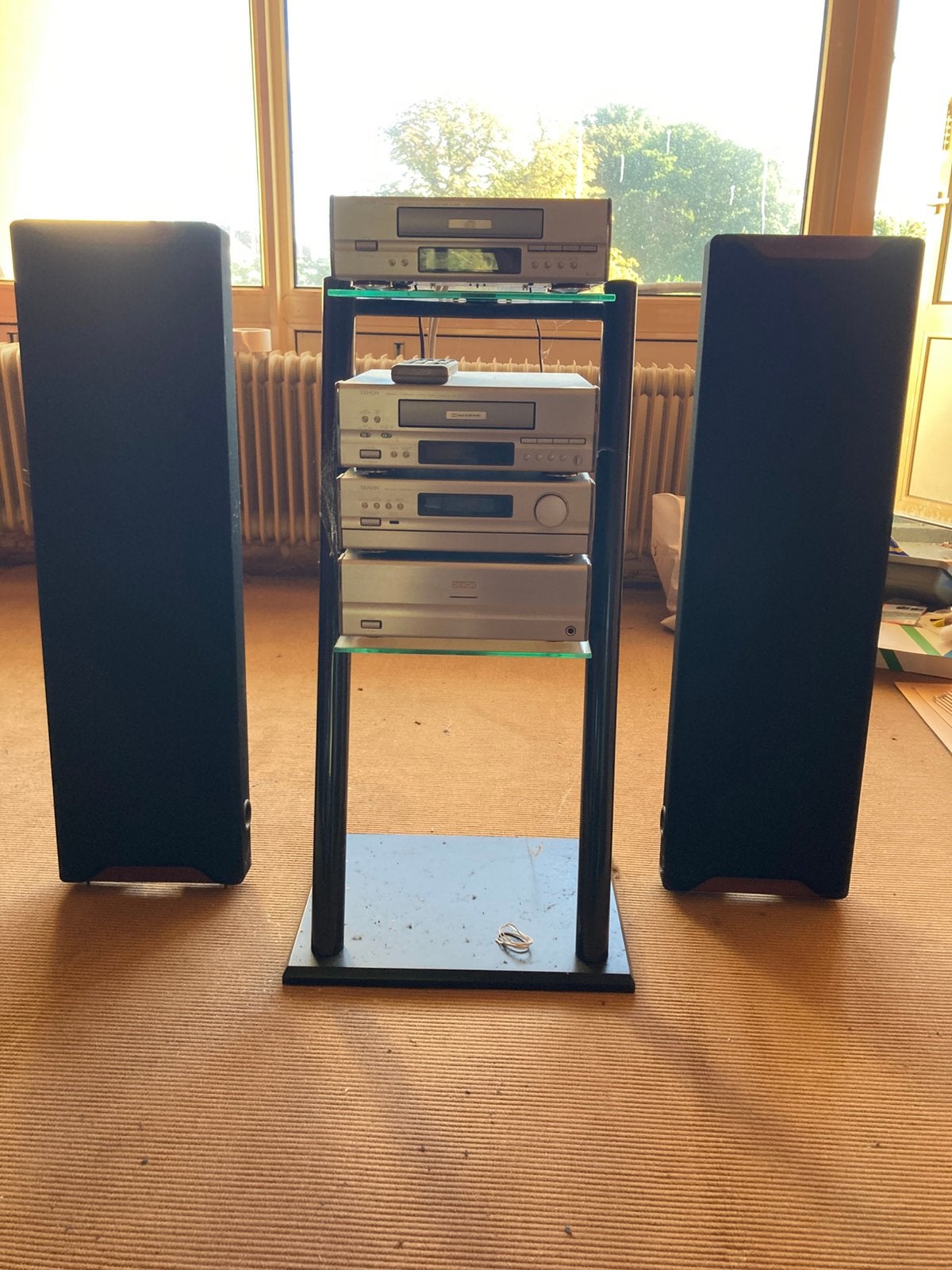 Denon Stereotoren met Sequence boxen, Ophalen, Zo goed als nieuw, Denon
