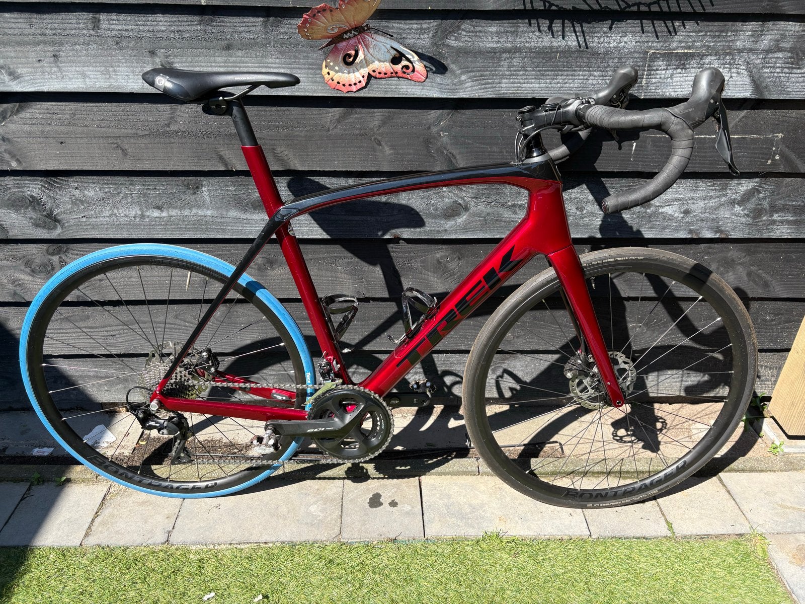 Trek Domane racefiets -58 cm zeer goede staat inc powermeter, Fietsen en Brommers, Fietsen | Racefietsen, 28 inch, Carbon, Heren
