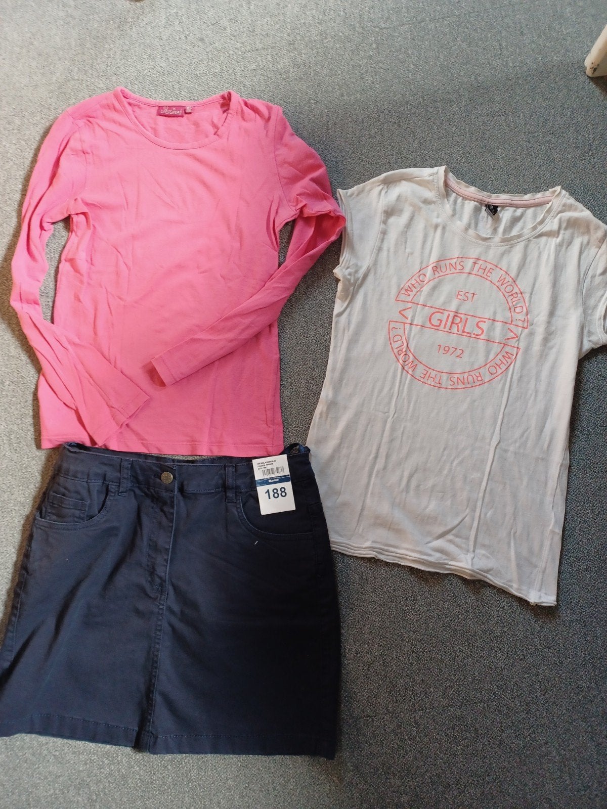 3 stuks meisjes kinderkleding mt 164/ 170, Ophalen of Verzenden, Zo goed als nieuw, Maat 164
